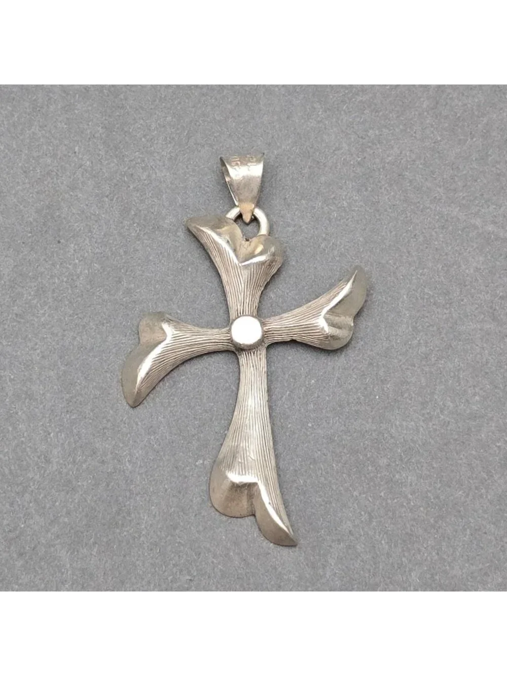 Vintage Taxco Sterling Silver Mexico Cross 2